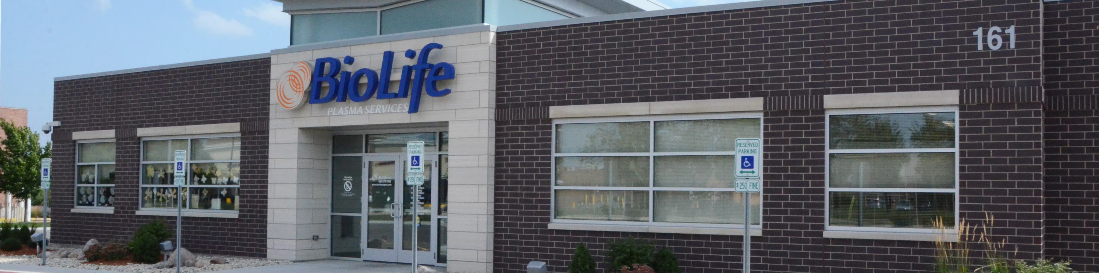 Edificio del Centro de Plasma de BioLife en Bolingbrook, Illinois