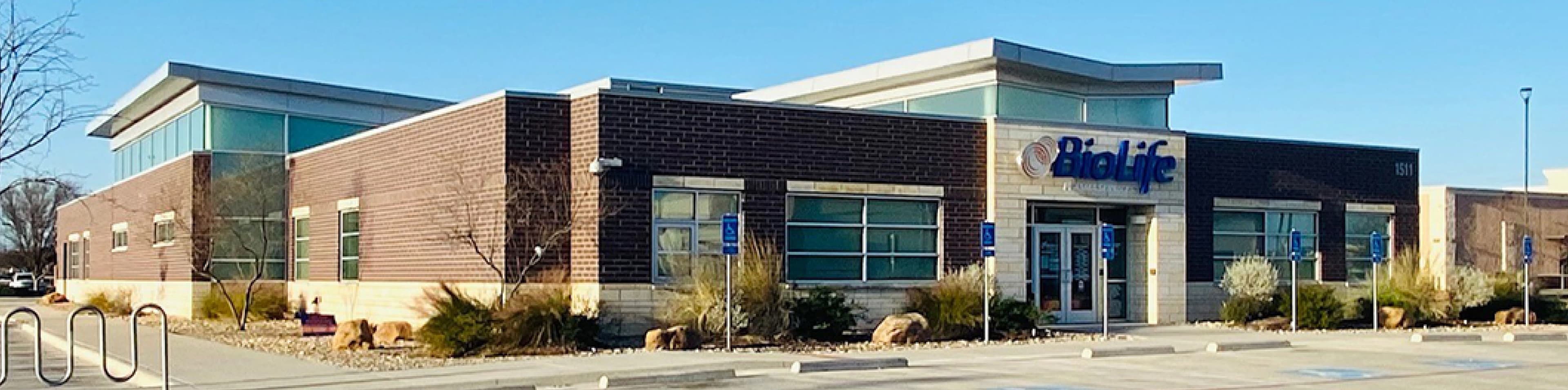 Edificio del Centro de Plasma de BioLife en Burleson, Texas