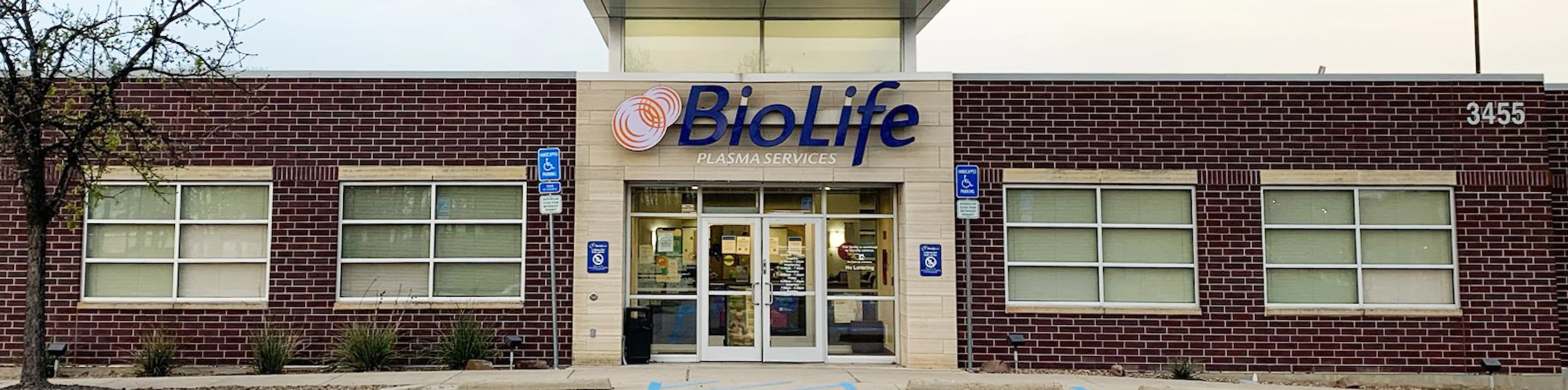 Edificio del Centro de Plasma de BioLife en Denton, Texas