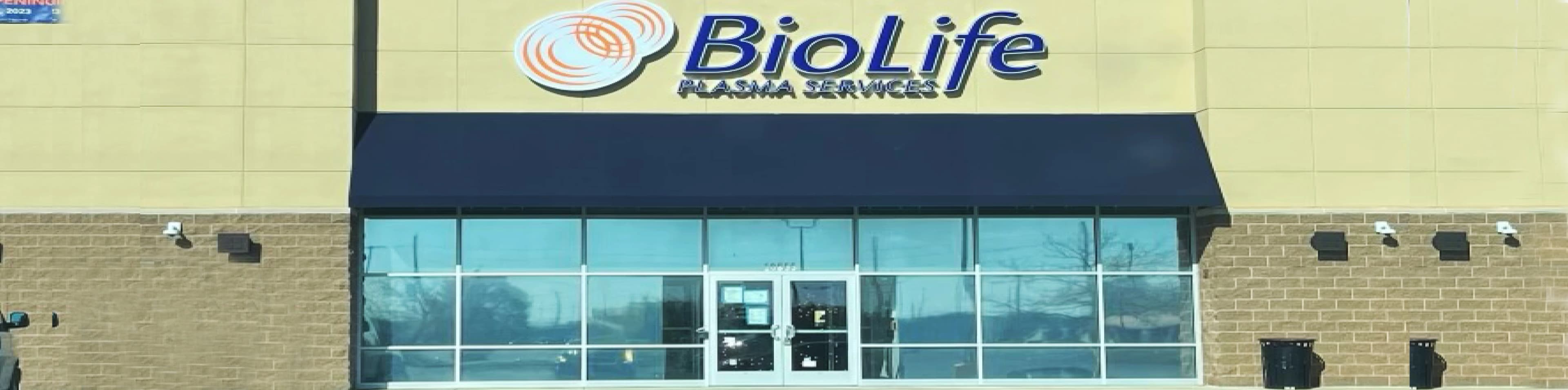 Edificio del Centro de Plasma de BioLife en Fairview Heights, Illinois