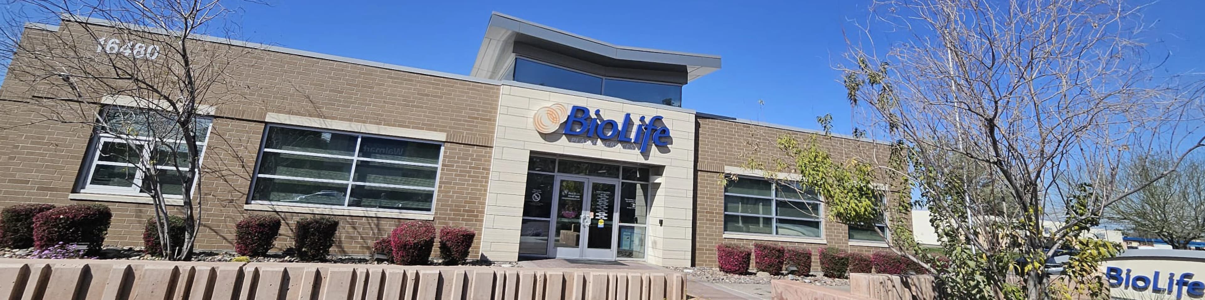 Glendale, Arizona BioLife Plasma Center Building