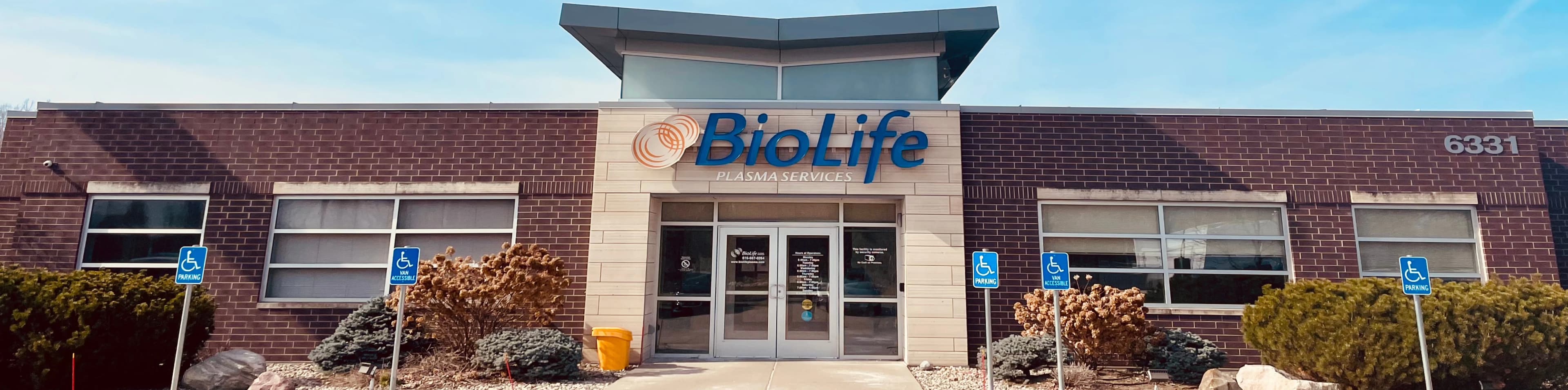 Grandville, Michigan BioLife Plasma Center Building