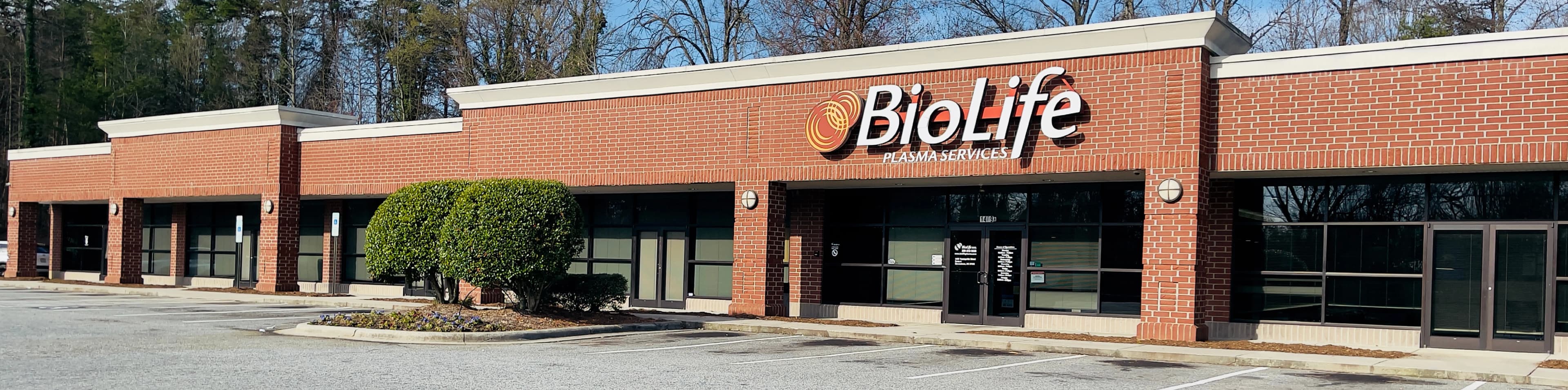 Greensboro, North Carolina BioLife Plasma Center Building