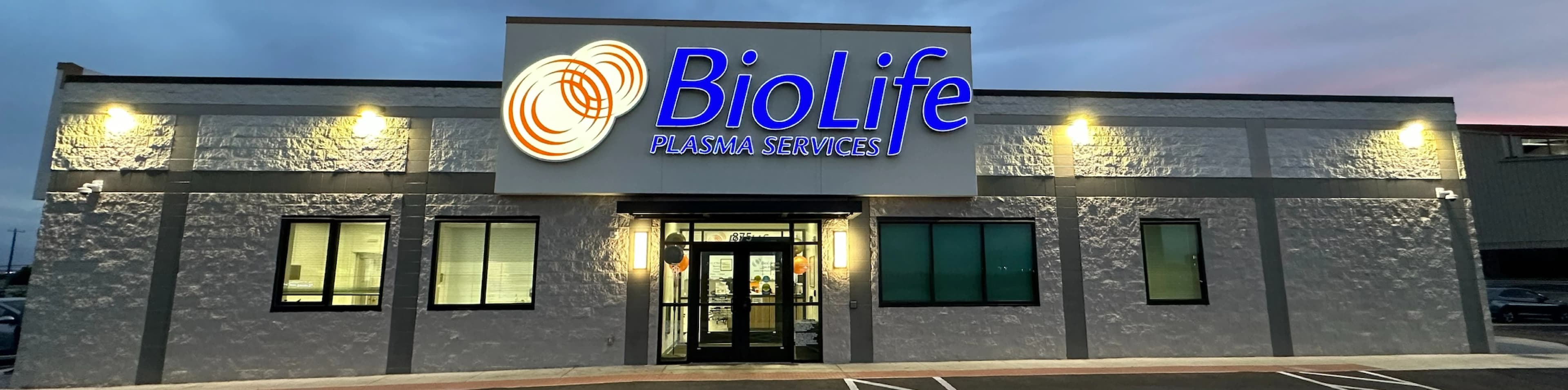 Edificio del Centro de Plasma de BioLife en Harker Heights, Texas