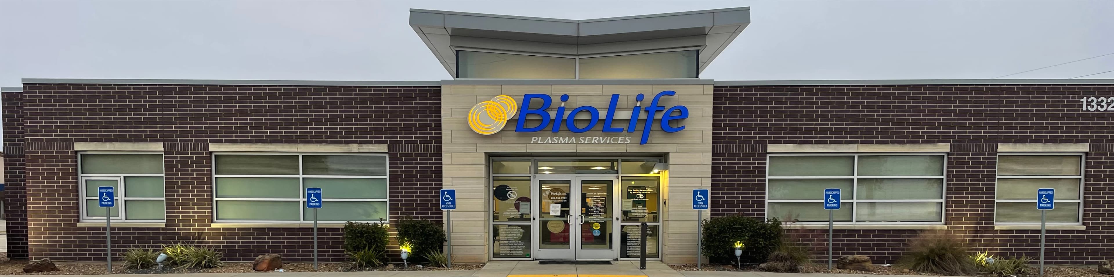 Edificio del Centro de Plasma de BioLife en Houston - Richmond, Texas