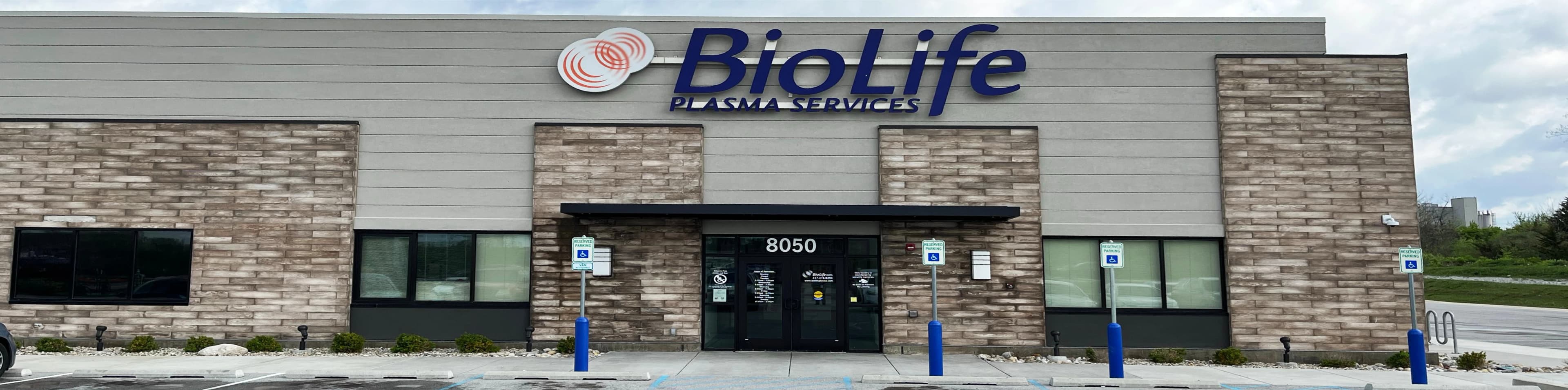 Edificio del Centro de Plasma de BioLife en Indianapolis, Indiana