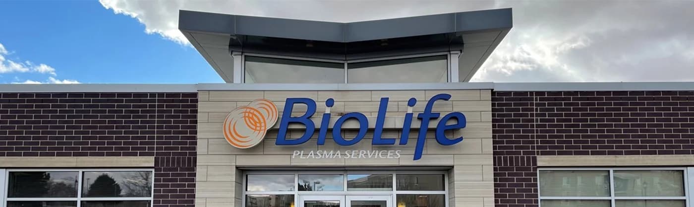 Edificio del Centro de Plasma de BioLife en Layton, Utah