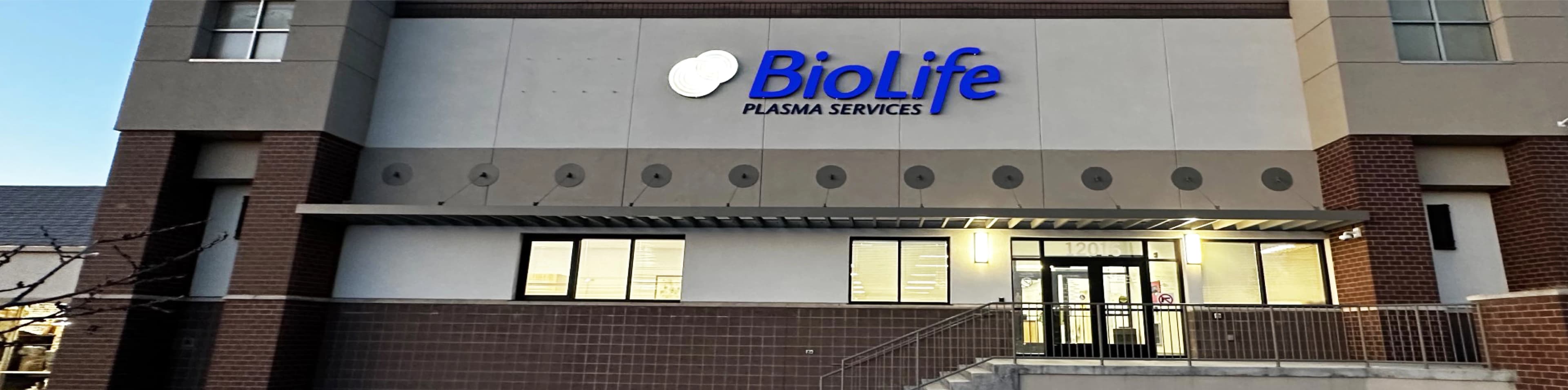 Lenexa, Kansas BioLife Plasma Center Building