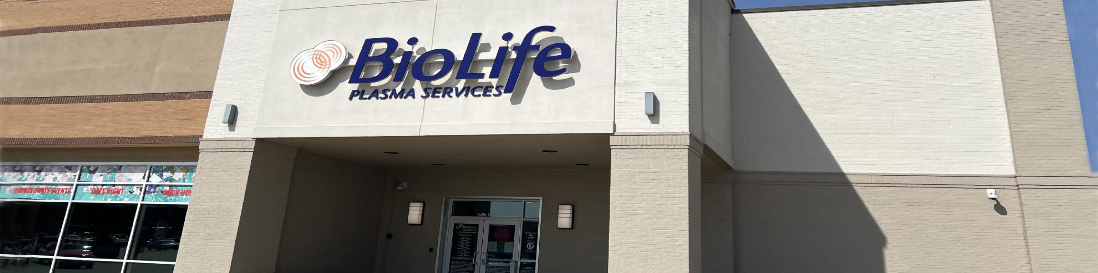 Edificio del Centro de Plasma de BioLife en Lewisville, Texas