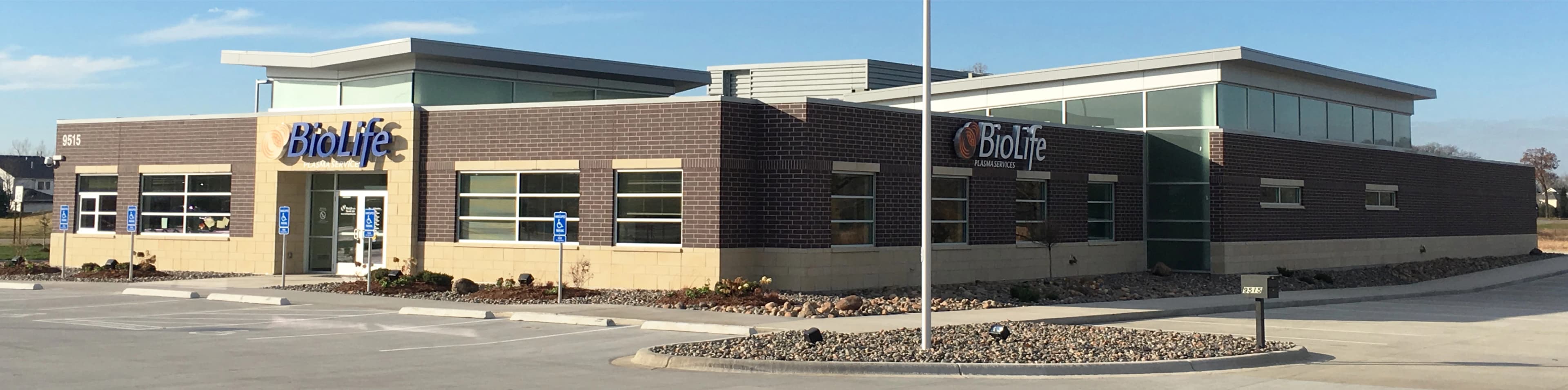 Maple Grove, Minnesota BioLife Plasma Center Building