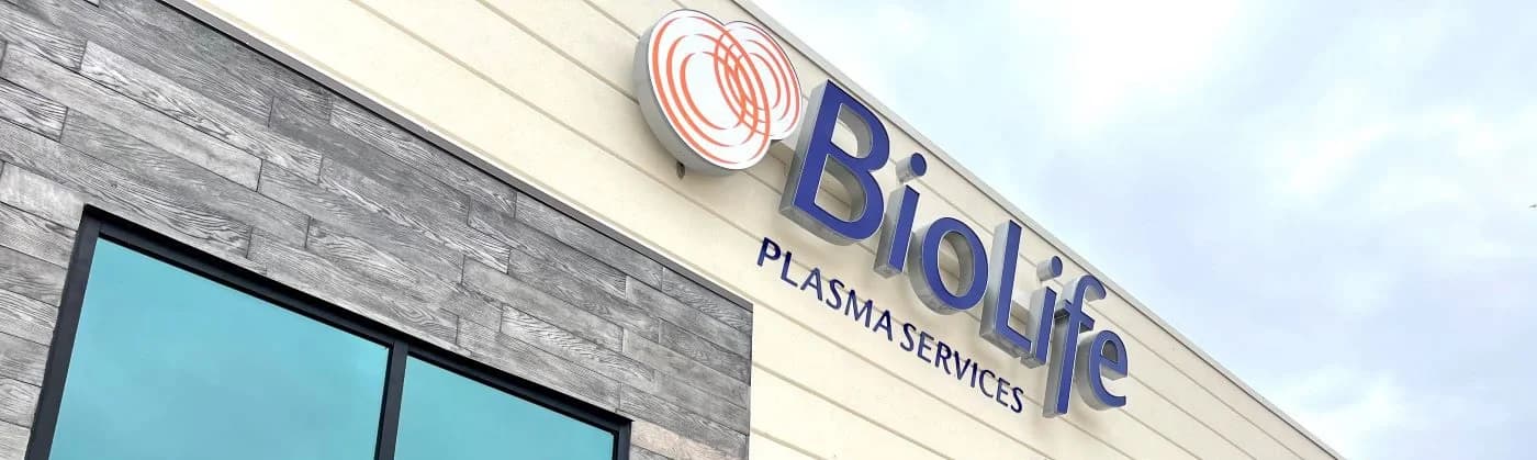 Edificio del Centro de Plasma de BioLife en Mesquite, Texas