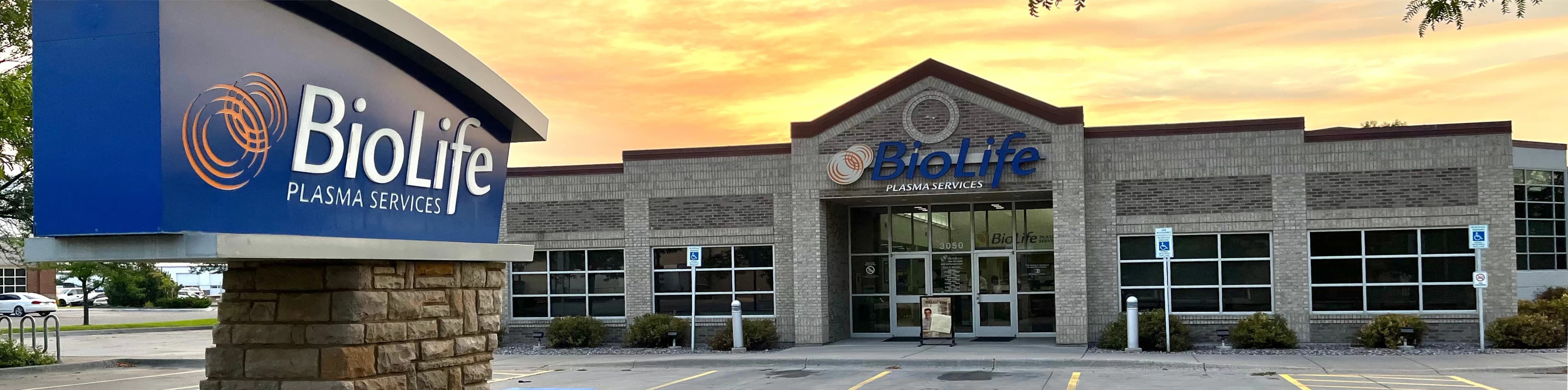 Edificio del Centro de Plasma de BioLife en Missoula, Montana