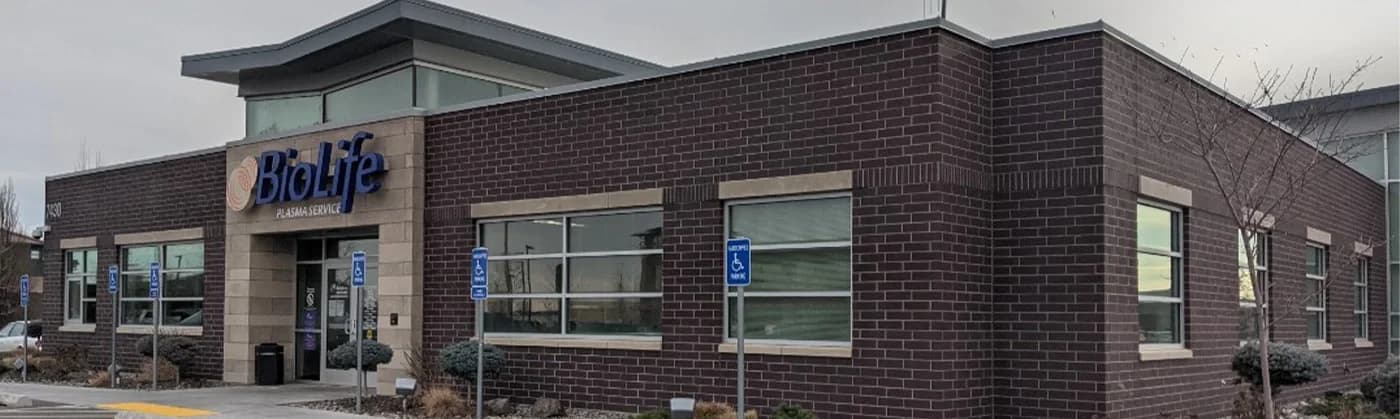 Edificio del Centro de Plasma de BioLife en Pasco, Washington