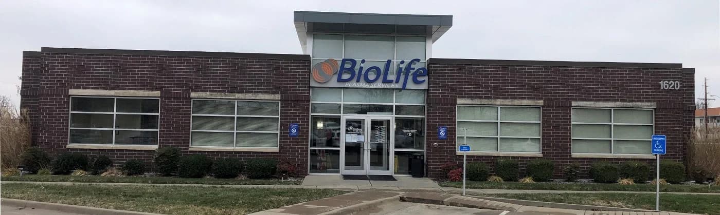 Edificio del Centro de Plasma de BioLife en Springfield - Erie, Missouri