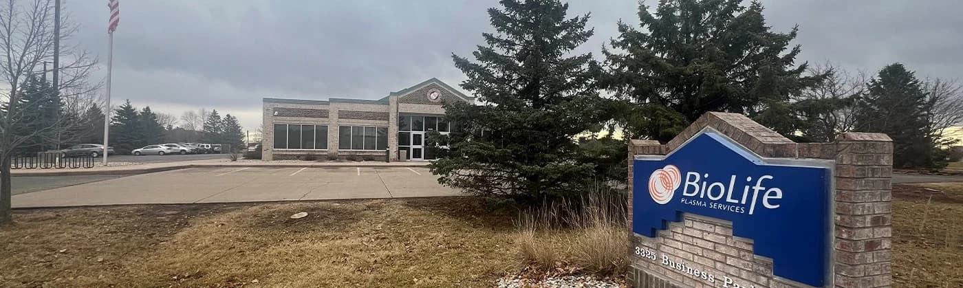 Stevens Point, Wisconsin BioLife Plasma Center Building