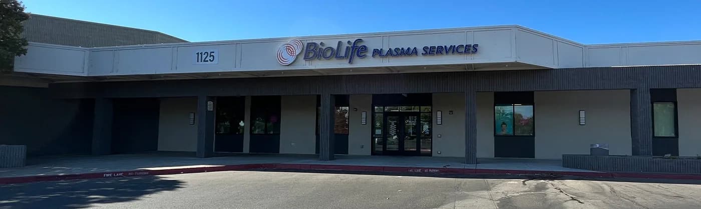 Stockton, California BioLife Plasma Center Building