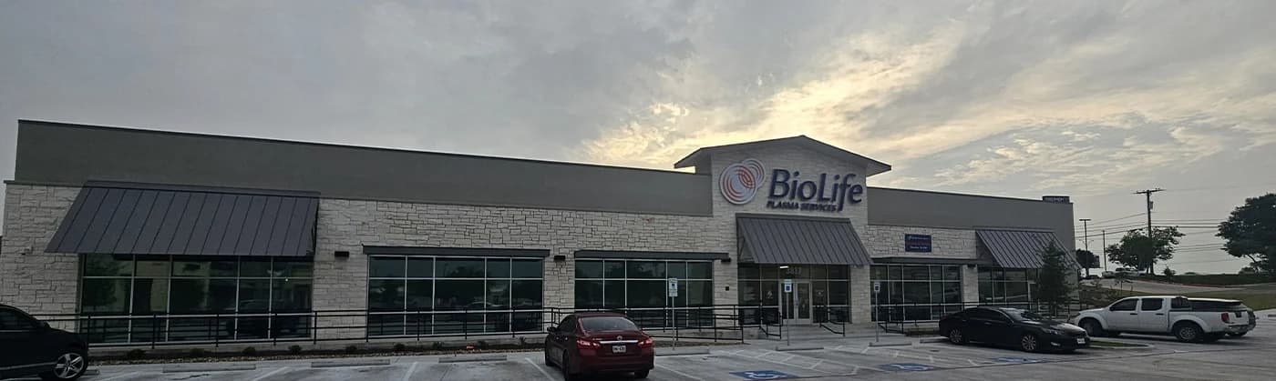 Edificio del Centro de Plasma de BioLife en Temple, Texas