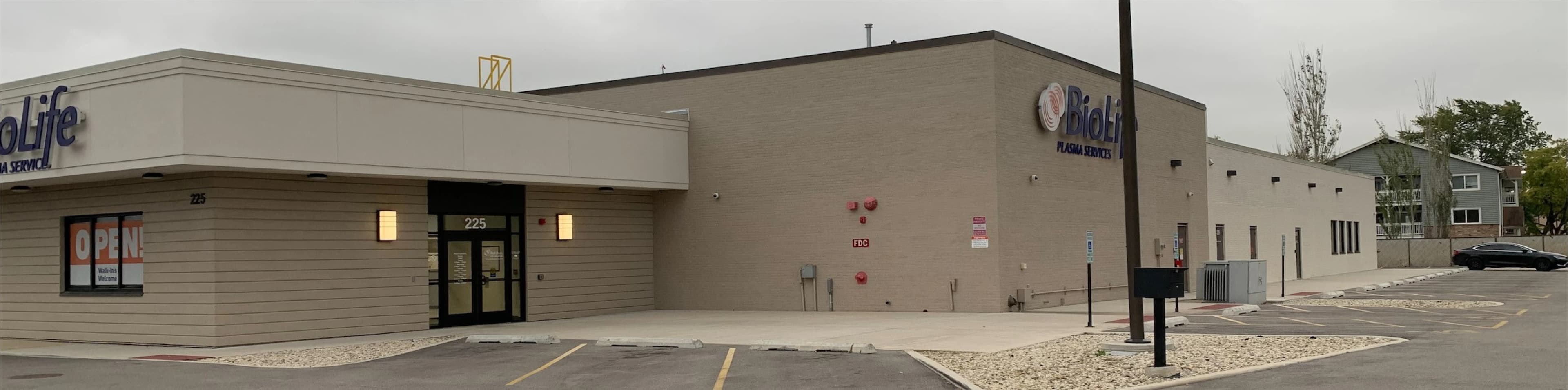 Villa Park, Illinois BioLife Plasma Center Building