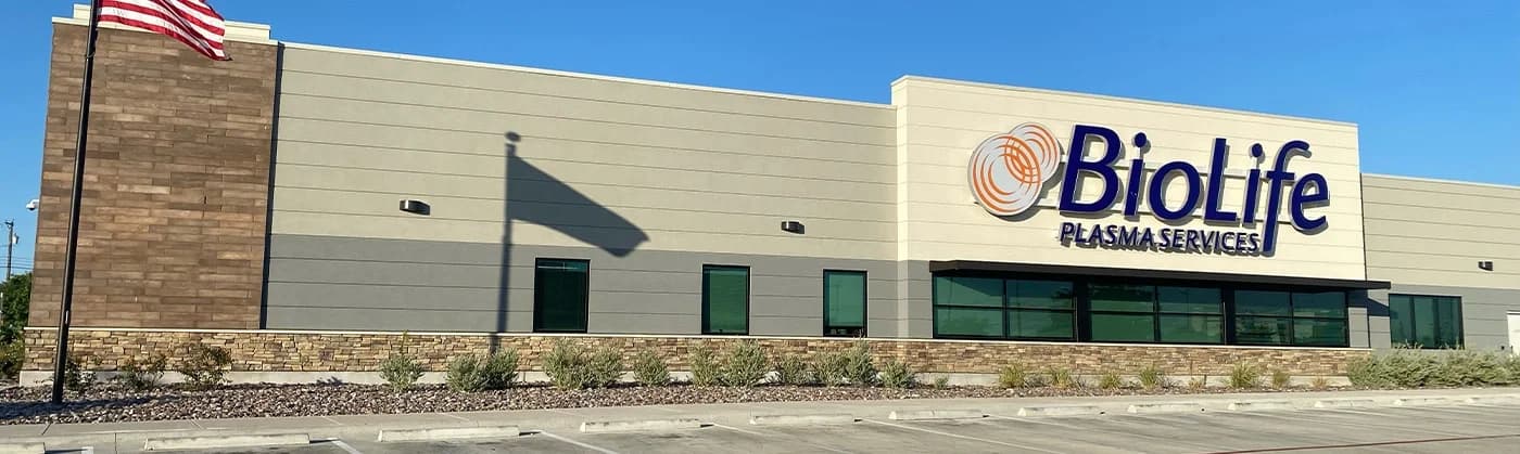 Waco, Texas BioLife Plasma Center Building