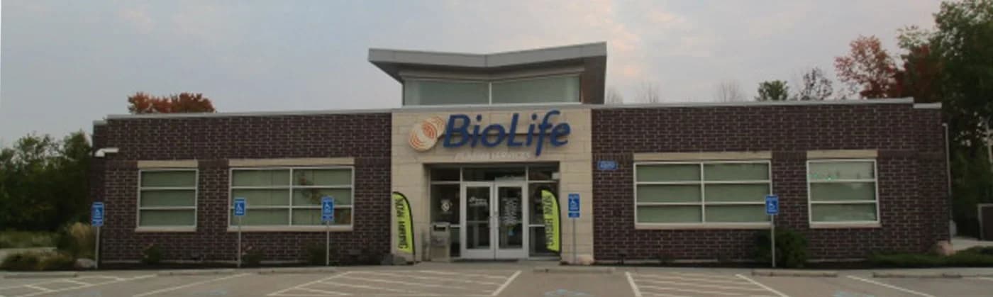 Edificio del Centro de Plasma de BioLife en Wausau, Wisconsin